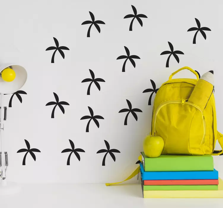 Decoration wall sticker palm tree design - TenStickers