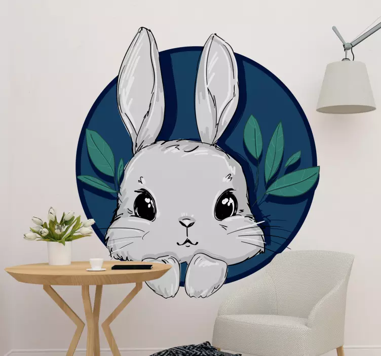 Decorative Easter Rabbit wall sticker - TenStickers