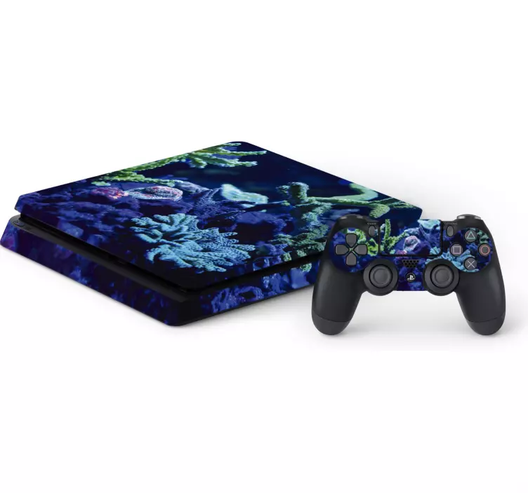 Deep Ocean PS4 vinyl skin - TenStickers