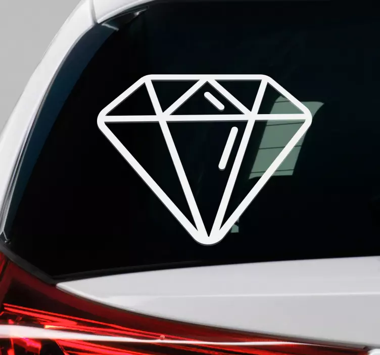 Diamond window sticker for you! - TenStickers