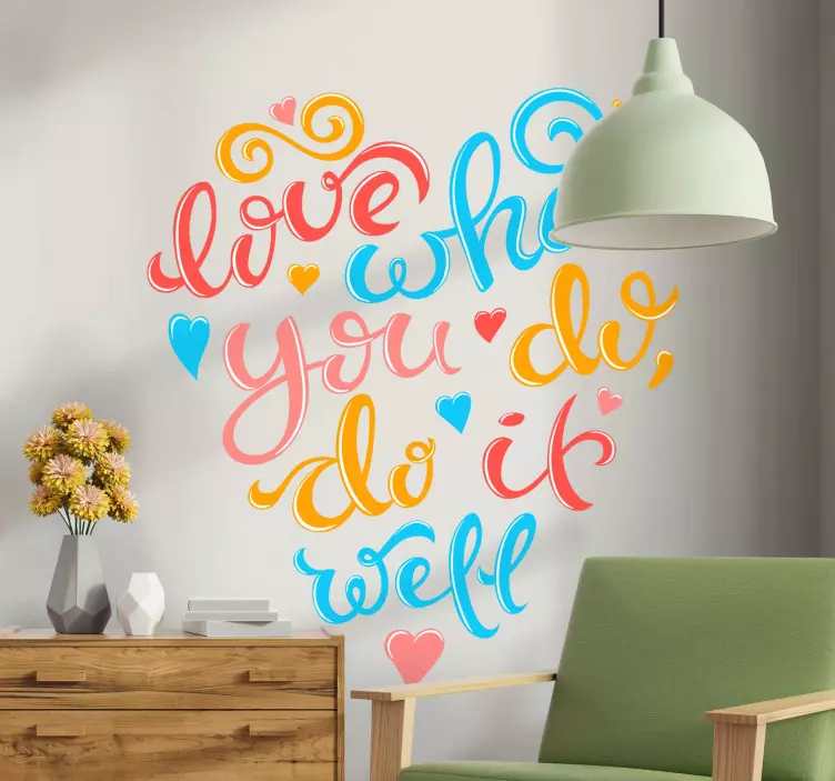 Do it well furniture sticker - TenStickers