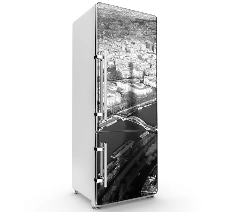 Eiffle Tower Fridge Sticker - TenStickers