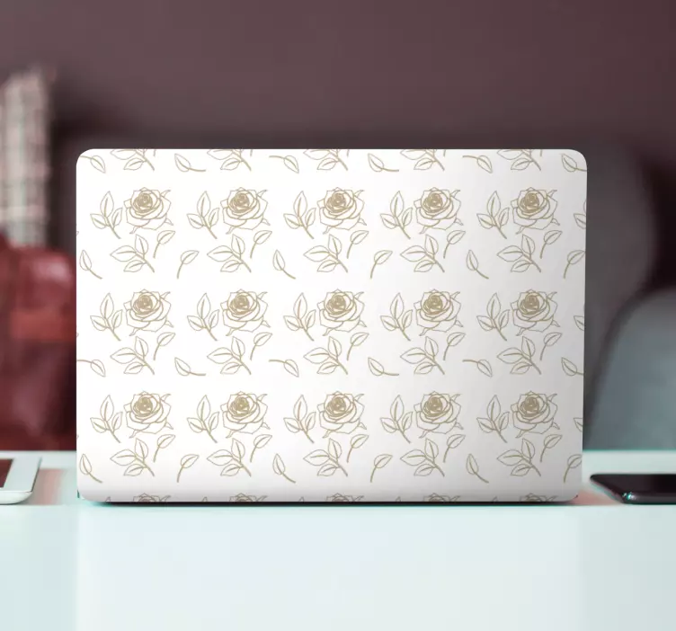 Elegant Botanical Composition laptop skin - TenStickers