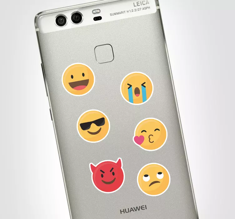 Emoji Set Huawei Phone Sticker - TenStickers
