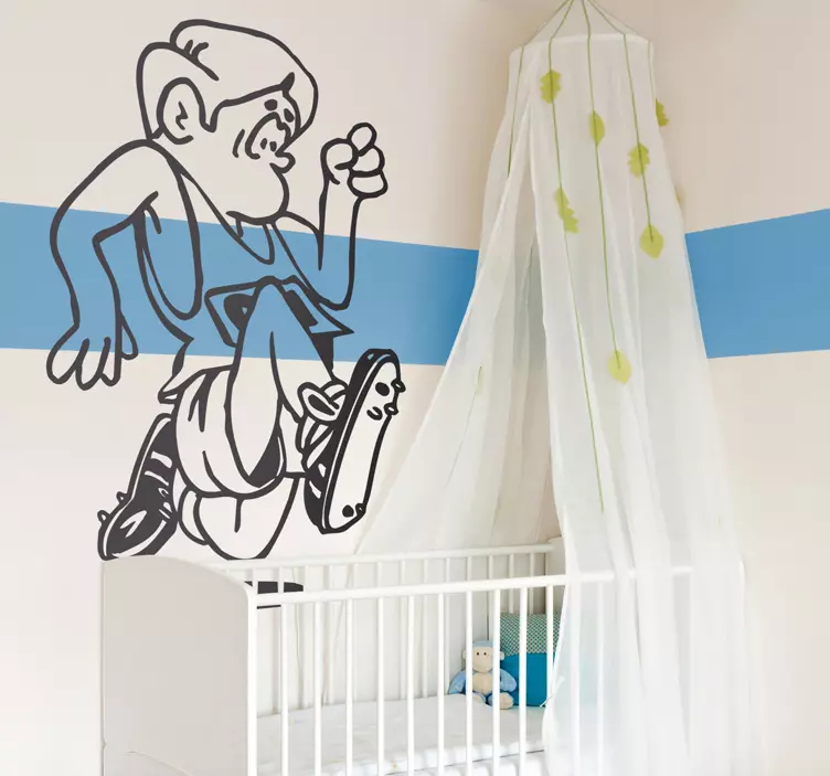 Energetic Runner Figure wall sticker - TenStickers
