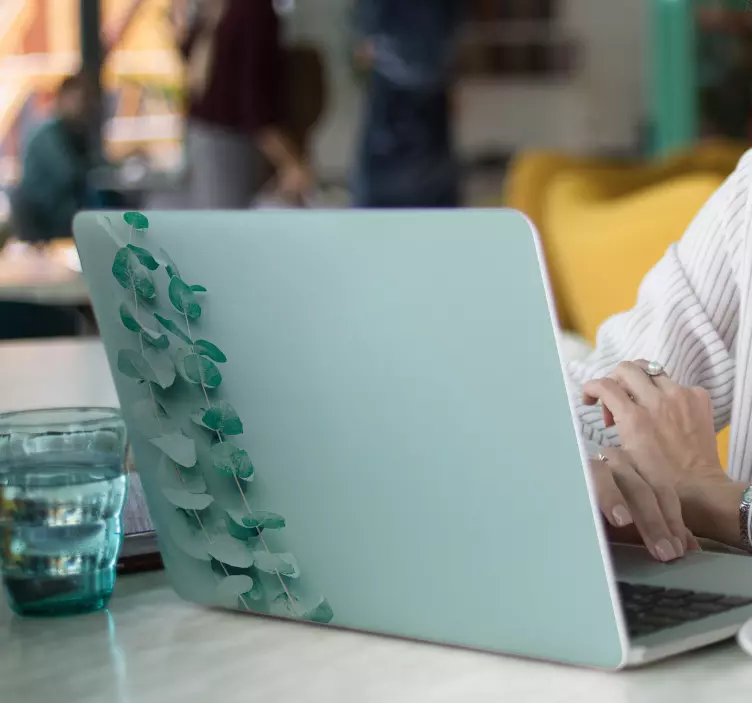 eucalyptus image laptop sticker - TenStickers