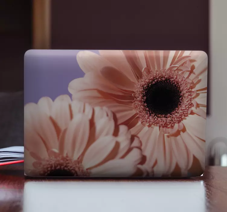 F lower on colored background laptop skins - TenStickers