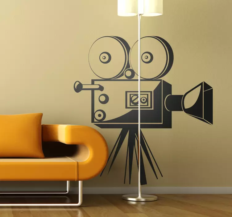 Film Camera Wall Sticker - TenStickers