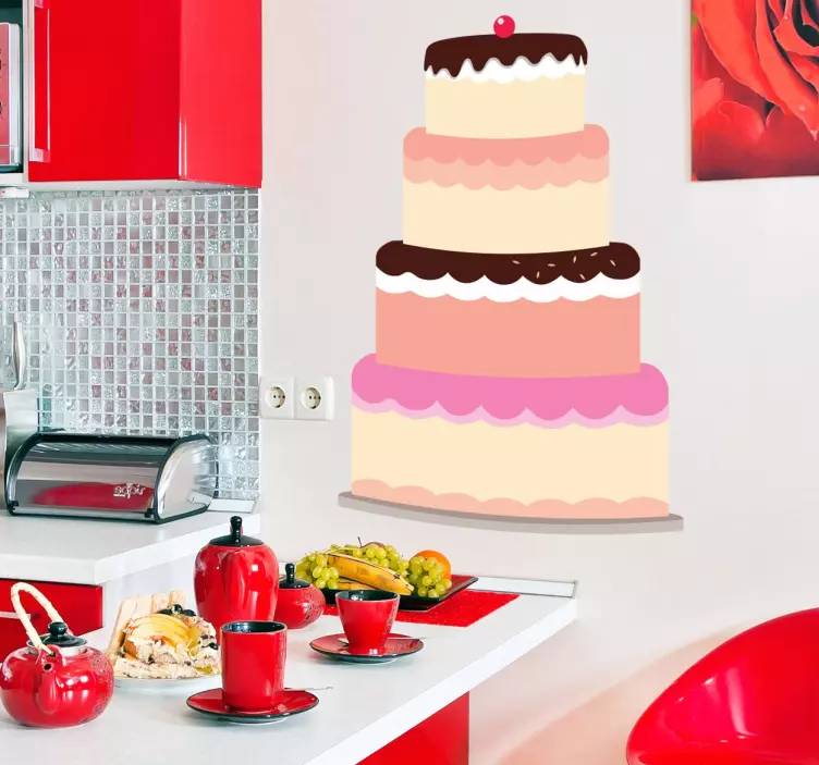 Fondant Cake Decal - TenStickers