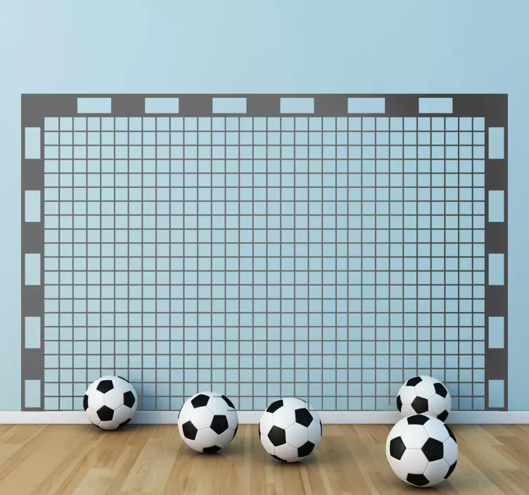 Football Goal Football Wall Sticker - TenStickers