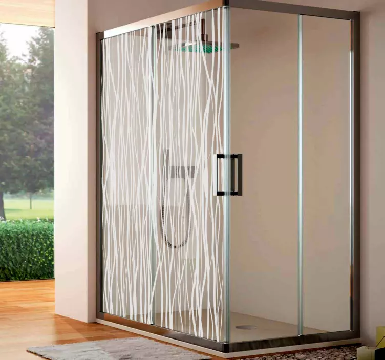 Forest Branches Shower Sticker - TenStickers