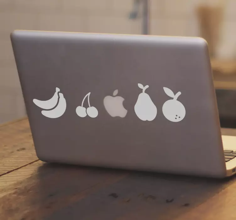 Fruit Variety Macbook Stickers - TenStickers