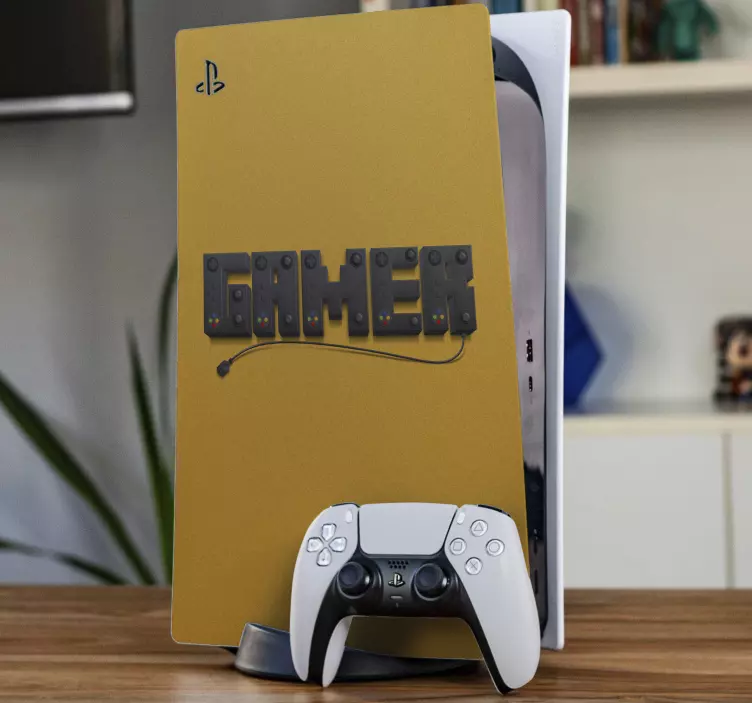 Gamer PS5 skin wrap sticker - TenStickers