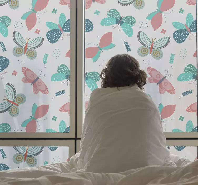 Glass stickers butterflies window sticker - TenStickers