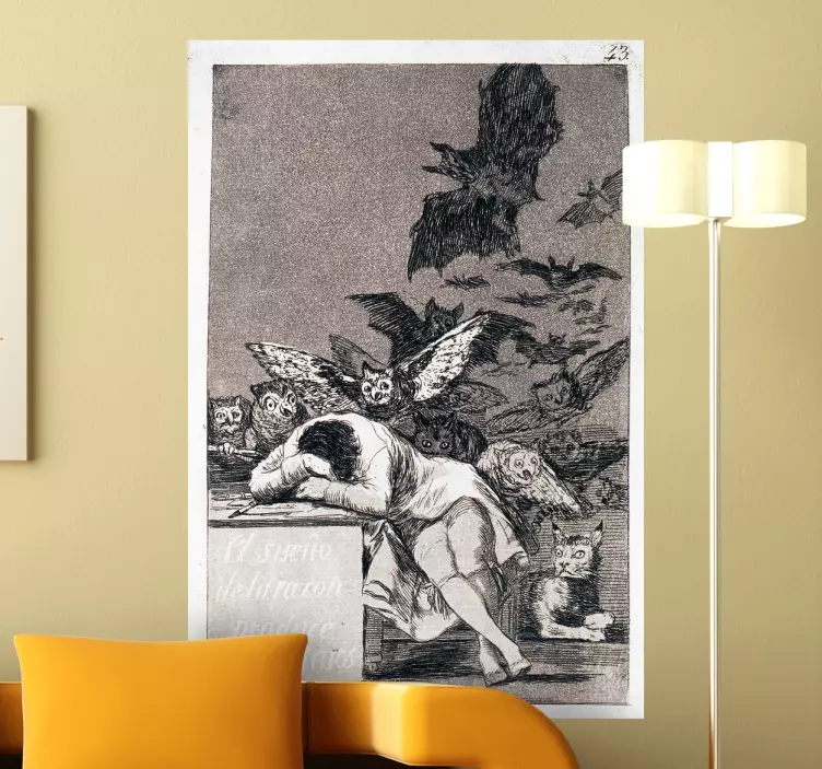 Goya Wall Wall Sticker Mural - TenStickers