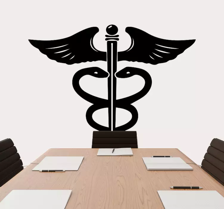 Greek medical symbol Health sticker - TenStickers
