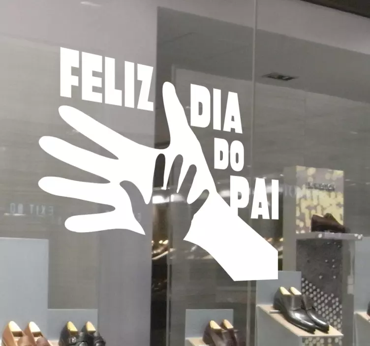 Happy Father's Day festival wall sticker - TenStickers