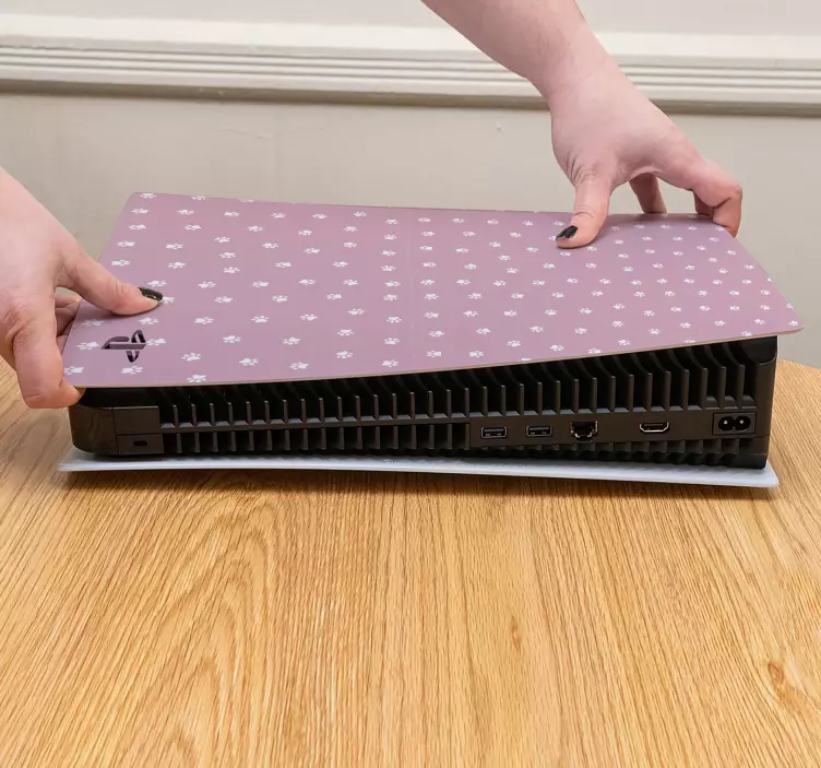 Hello kitty paws PS5 stickers - TenStickers