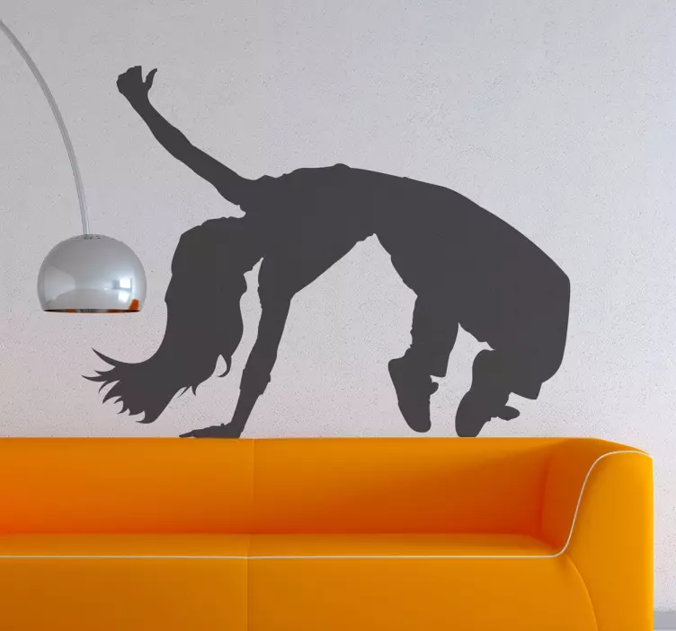 Hip Hop Dancer Wall Sticker - TenStickers