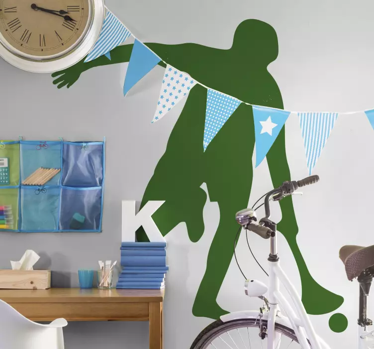 Hurling wall vinyl sticker - TenStickers