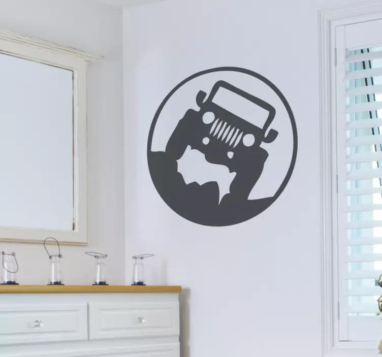 Jeep Off-Road Wall Sticker - TenStickers