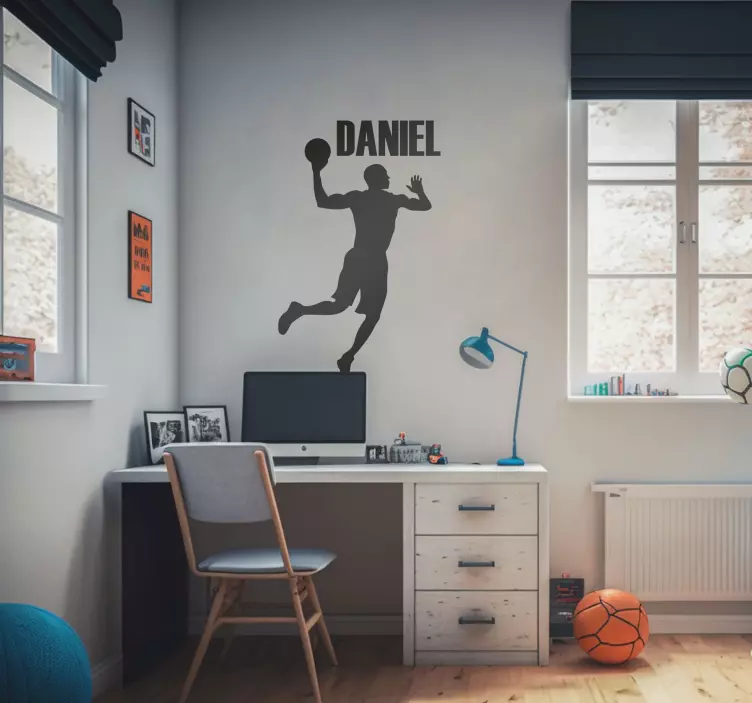 Jumpman:Jump up and get ready to have some fun! wall sticker - TenStickers