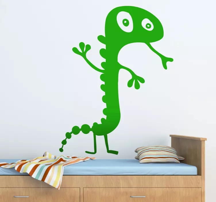 Kids Gecko Wall Art Sticker - TenStickers