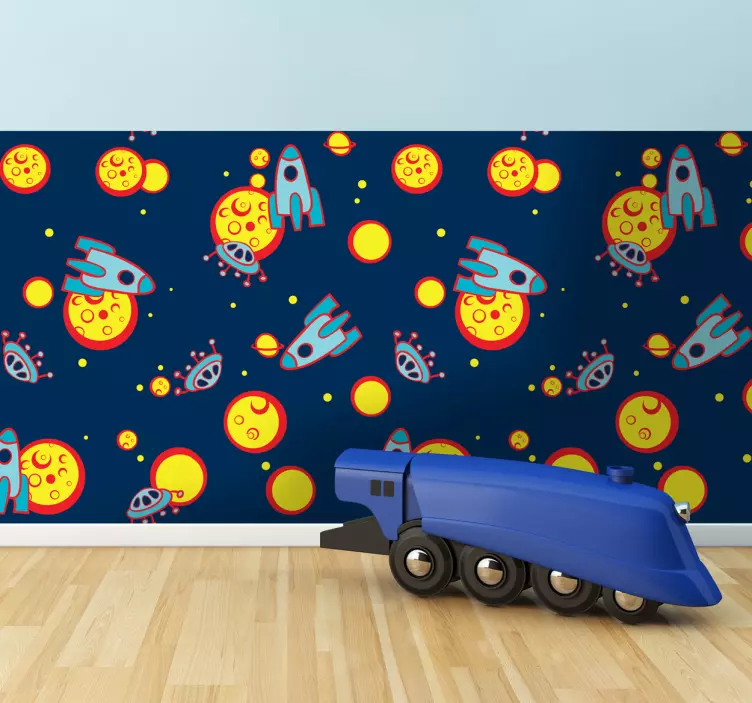 Kids Space Vinyl Sheet Sticker - TenStickers