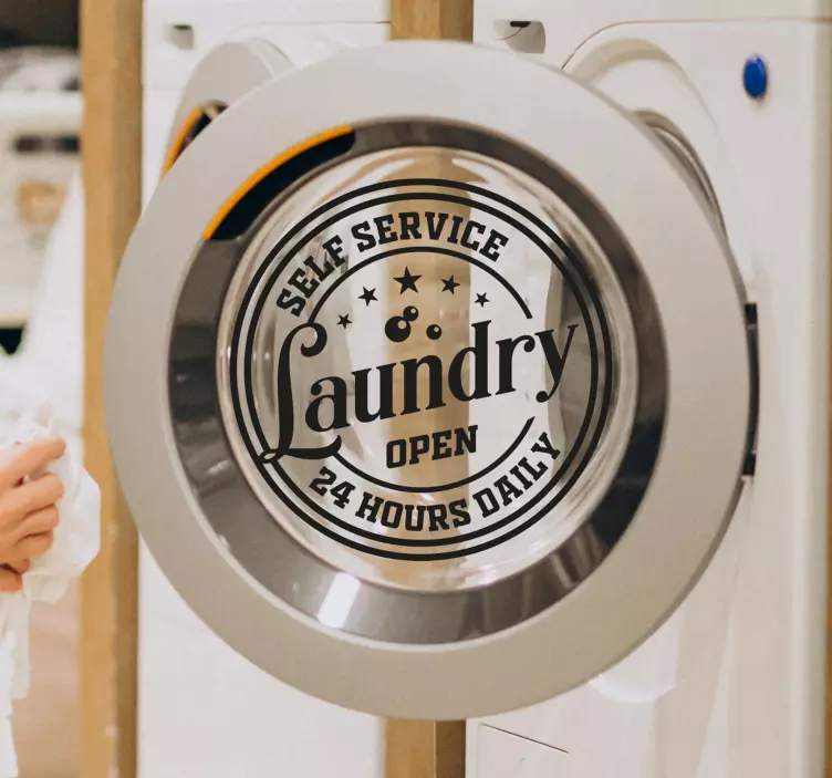 Laundry Room appliance decal - TenStickers