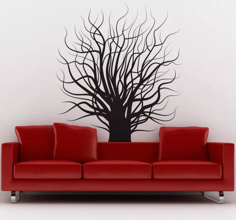 Leafless Tree Wall Sticker - TenStickers