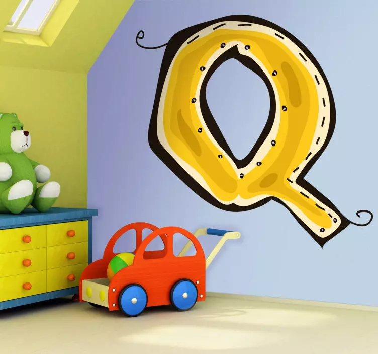 Letter Q Sticker - TenStickers