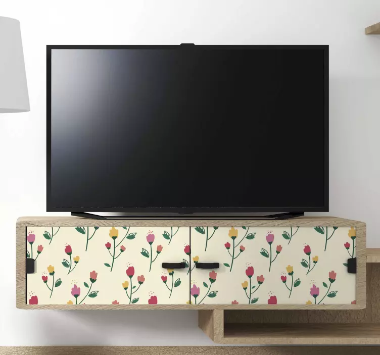 little peonies Living Room Wall Decor - TenStickers
