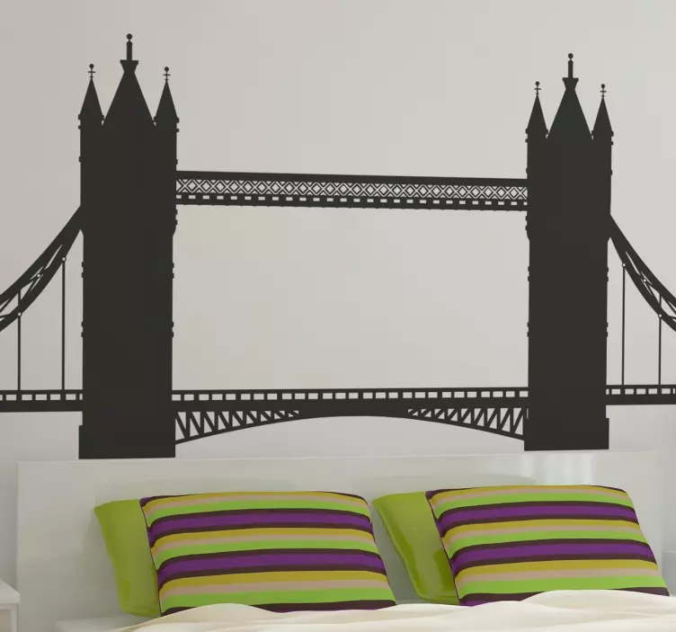 London Bridge shadow wall sticker - TenStickers