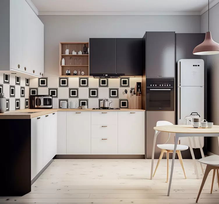 Los cuadrados para los azulejosSquares for tiles square sticker - TenStickers