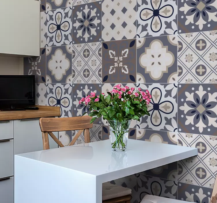 Madia tiles vinyl sticker - TenStickers