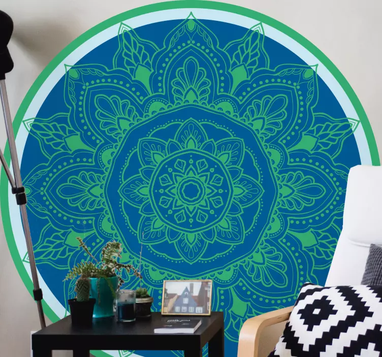 Mandala Pattern Design decoration wall sticker - TenStickers