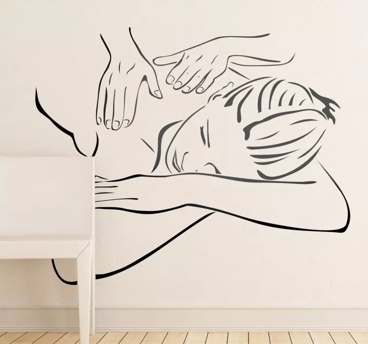 Massage shop wall Sticker - TenStickers