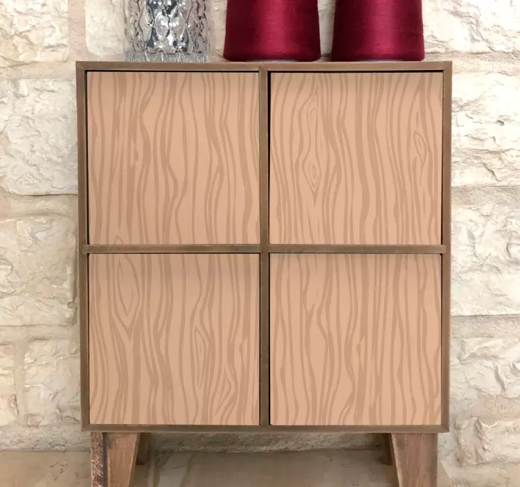 Hardwood floor natural light furniture sticker - TenStickers