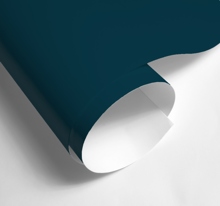 Matte Dark Blue plain sticker - TenStickers