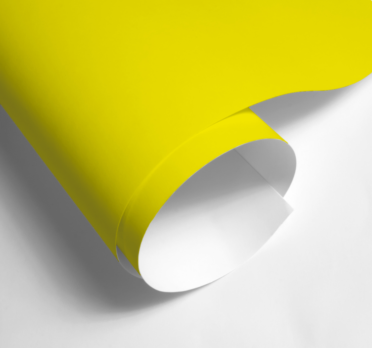 Matte Light Yellow plain sticker - TenStickers