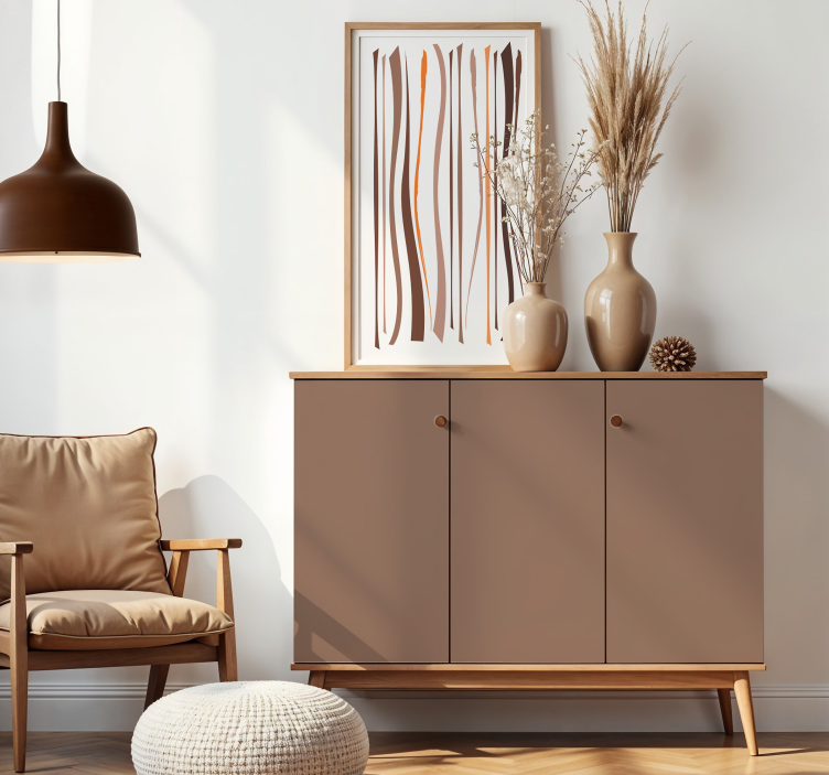 "Mocha Mousse" furniture sticker - TenStickers