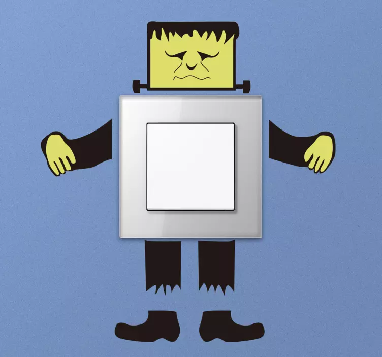 Monster switch light switch sticker - TenStickers