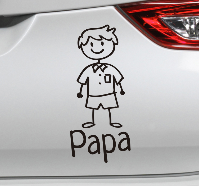Named body Car vinyl Sticker - TenStickers