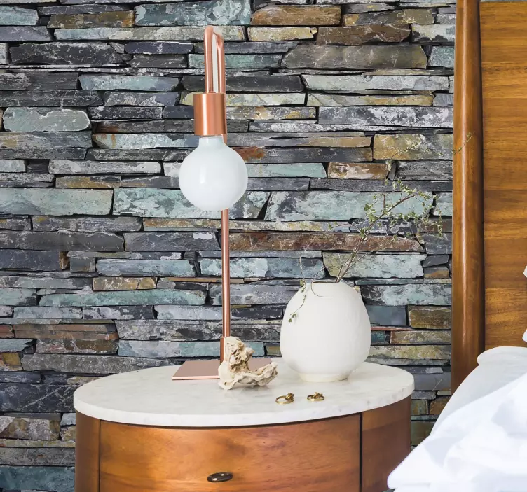 Narrow brick Wall Mural sticker - TenStickers