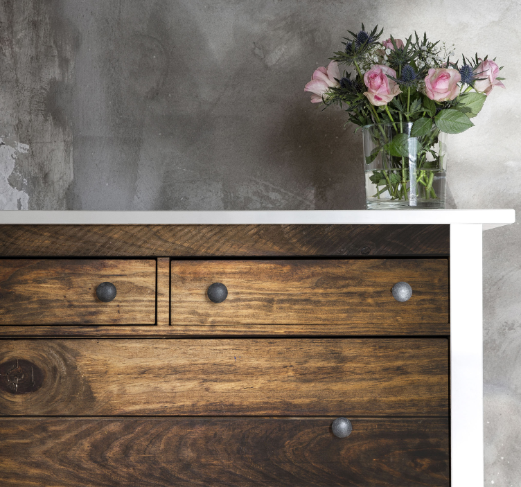 Old Wooden Effect furniture sticker - TenStickers