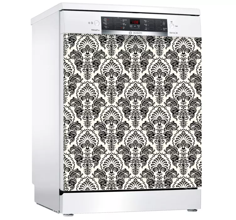 Ornamental for dishwasher appliance stickers - TenStickers