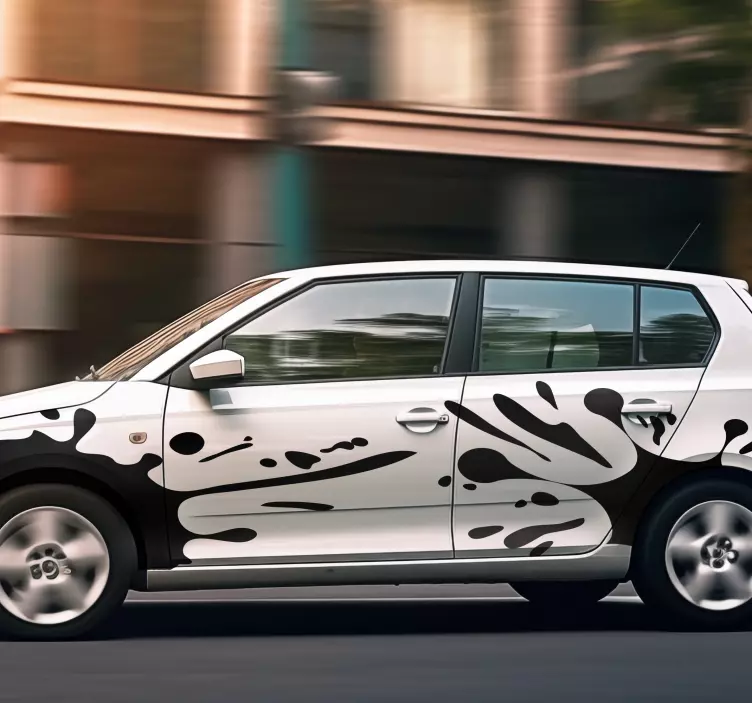 paint stains car sticker - TenStickers