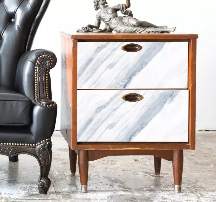 Pattern texture marble furniture sticker - TenStickers