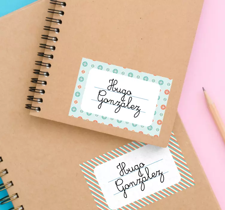 Personalised name stickers for kid - TenStickers