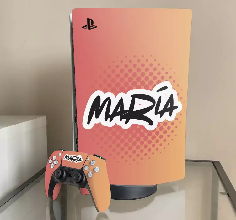 Custom gaming graffiti PS5 skin - TenStickers